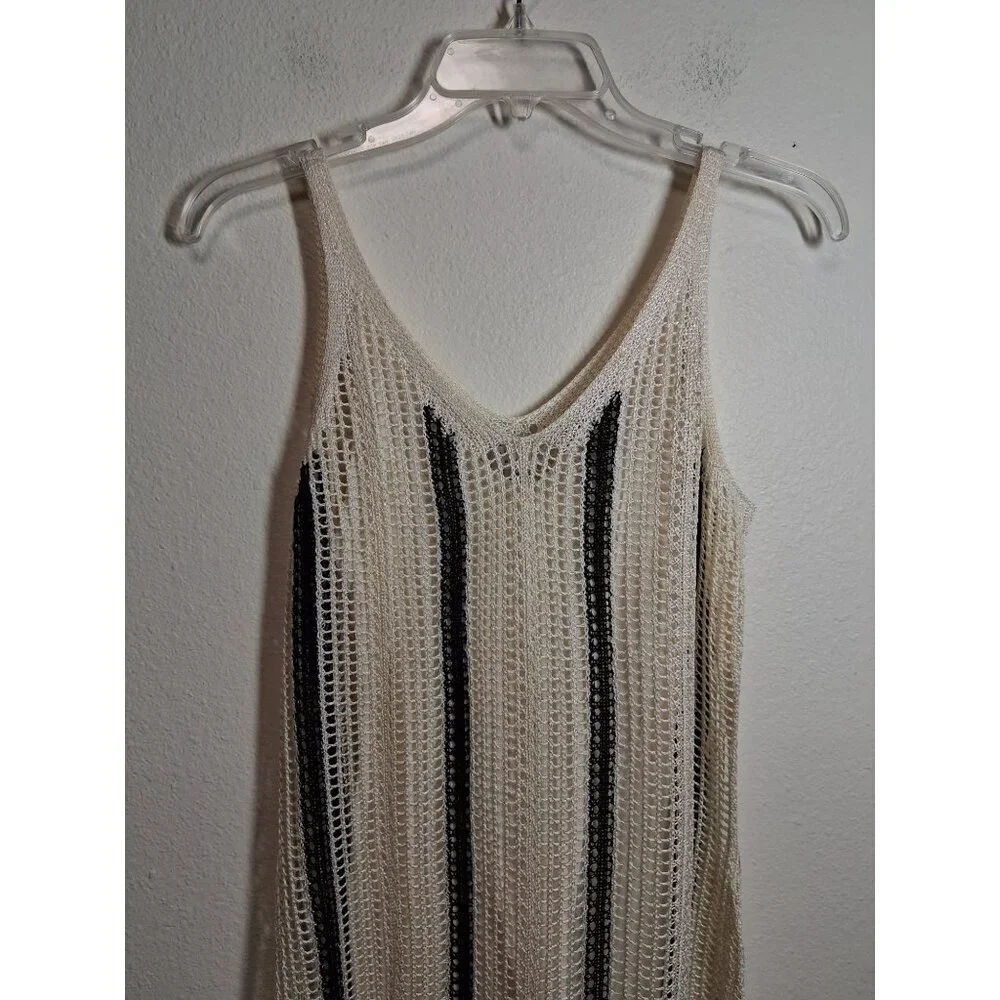 NWT A New Day Dress Knit Boho Business Casual Maxi Cream Size XS - Picture 2 of 5